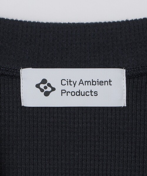 City Ambient Products(シティアンビエントプロダクツ)の「City Ambient Products: ブラッシュド ワッフル Vカーディガン(カーディガン/ボレロ・メンズ・ネイビー/ブラック・LARGE/SMALL/MEDIUM)」の5枚目の写真