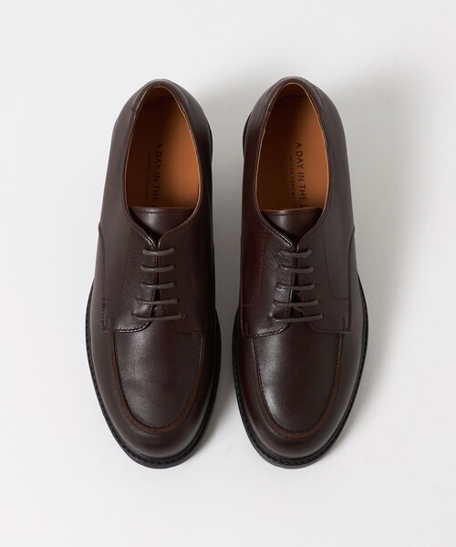 A DAY IN THE LIFE UNITED ARROWS(アデイインザライフユナイテッドアローズ)の「スムースレザー Uチップシューズ<A DAY IN THE LIFE>(その他シューズ・メンズ・ブラック/ダークブラウン・US 7H/US 8/US 9/US 8H)」の4枚目の写真