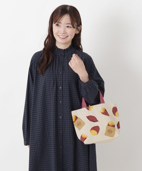 one'sterrace(ワンズテラス)の「FH キャンバスミニトート ヤキイモヤ(トートバッグ・レディース・ホワイト系9・99)」の9枚目の写真