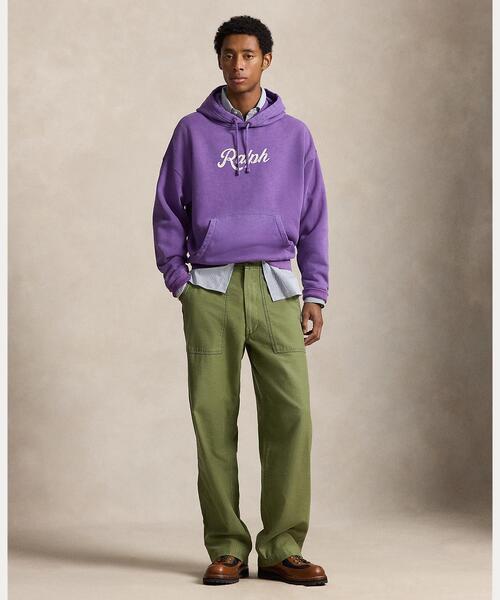 POLO RALPH LAUREN(ポロ ラルフ ローレン)の「The Ralph ロゴ フーディ(パーカー・メンズ・パープル・XXL/XS/XL/L/M/S)」の3枚目の写真