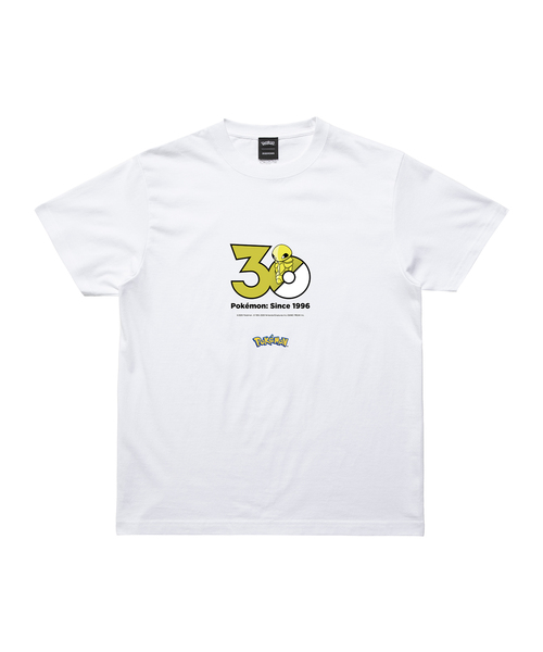 ZOZOSPOT(ゾゾスポット)の「Pokemon 30th Anniversary 1025 T-shirt 「コクーン」(Tシャツ/カットソー・レディース・ホワイト・SMALL/MEDIUM/LARGE/130cm/140cm/150cm/160cm/X-LARGE/XX-LARGE/XXX-LARGE/100cm/110cm/120cm)」の1枚目の写真