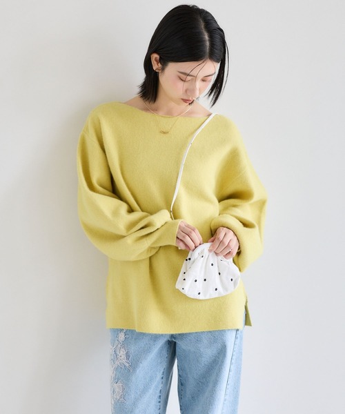mysty woman(ミスティウーマン)の「フラワーミニポーチBAG 1088415(ショルダーバッグ・レディース・ホワイト/ブラック・FREE)」の3枚目の写真