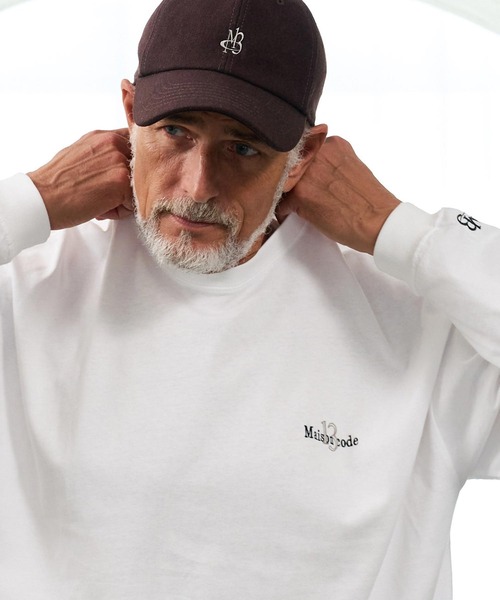 Maison code 13（メゾンコードサーティーン）の「mlt5811- Oversized Long Sleeve Tee カットソー(M26W-22)（Tシャツ/カットソー・メンズ・ブラック/ホワイト/チャコール・S/M/L/XL）」の14枚目の写真