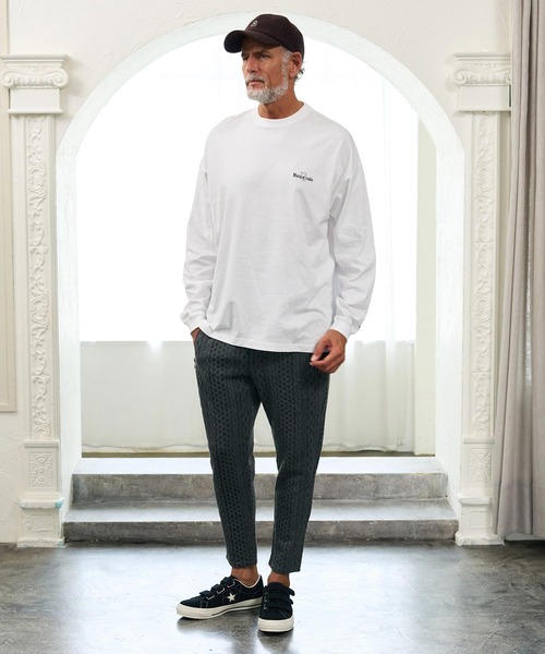 Maison code 13（メゾンコードサーティーン）の「mlt5811- Oversized Long Sleeve Tee カットソー(M26W-22)（Tシャツ/カットソー・メンズ・ブラック/ホワイト/チャコール・S/M/L/XL）」の17枚目の写真