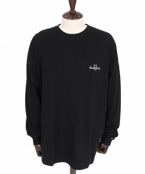 Maison code 13（メゾンコードサーティーン）の「mlt5811- Oversized Long Sleeve Tee カットソー(M26W-22)（Tシャツ/カットソー・メンズ・ブラック/ホワイト/チャコール・S/M/L/XL）」の7枚目の写真