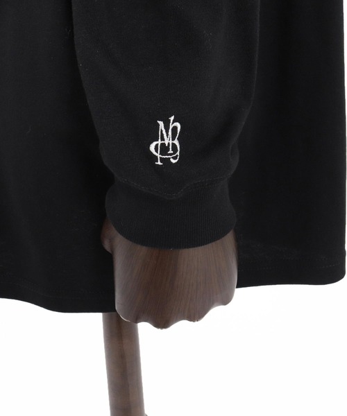 Maison code 13（メゾンコードサーティーン）の「mlt5811- Oversized Long Sleeve Tee カットソー(M26W-22)（Tシャツ/カットソー・メンズ・ブラック/ホワイト/チャコール・S/M/L/XL）」の10枚目の写真