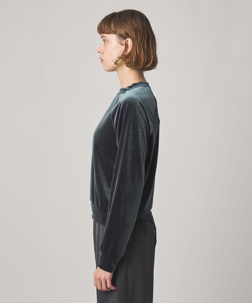 Steven Alan(スティーブンアラン)の「<Steven Alan>ベロア プルオーバー(Tシャツ/カットソー・レディース・オフホワイト/コバルトブルー・FREE)」の6枚目の写真