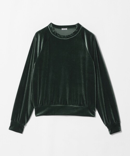 Steven Alan(スティーブンアラン)の「<Steven Alan>ベロア プルオーバー(Tシャツ/カットソー・レディース・オフホワイト/コバルトブルー・FREE)」の10枚目の写真