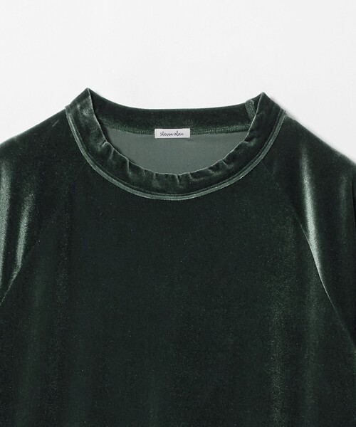 Steven Alan(スティーブンアラン)の「<Steven Alan>ベロア プルオーバー(Tシャツ/カットソー・レディース・オフホワイト/コバルトブルー・FREE)」の12枚目の写真