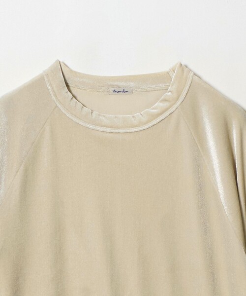Steven Alan(スティーブンアラン)の「<Steven Alan>ベロア プルオーバー(Tシャツ/カットソー・レディース・オフホワイト/コバルトブルー・FREE)」の17枚目の写真