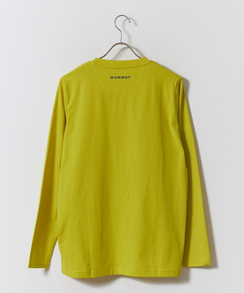 Mammut(マムート)の「MAMMUT/マムート QD Logo Print Longsleeve T-shirts AF Men ロゴ プリント ロングスリーブ Tシャツ アジアンフィット フロントプリント UVカット 速乾 抗菌防臭 クルーネック 長袖 ロンT ジャストサイズ スリムフィット(Tシャツ/カットソー・メンズ・イエロー・M/L)」の8枚目の写真