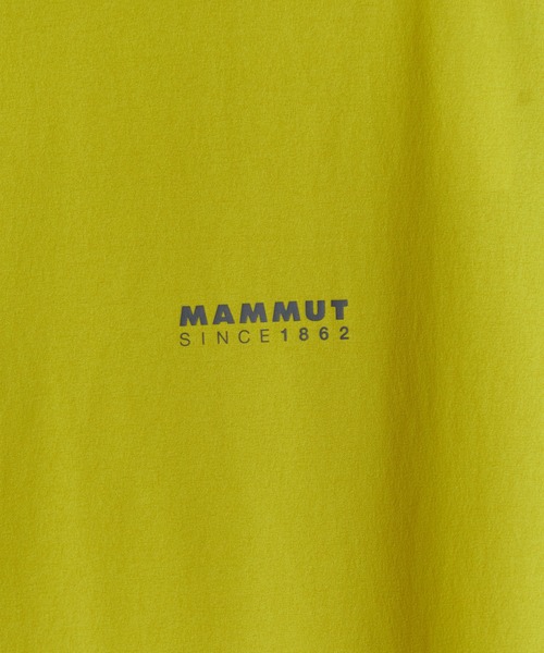 Mammut(マムート)の「MAMMUT/マムート QD Logo Print Longsleeve T-shirts AF Men ロゴ プリント ロングスリーブ Tシャツ アジアンフィット フロントプリント UVカット 速乾 抗菌防臭 クルーネック 長袖 ロンT ジャストサイズ スリムフィット(Tシャツ/カットソー・メンズ・イエロー・M/L)」の6枚目の写真