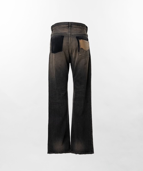MIHARAYASUHIRO(ミハラヤスヒロ)の「【Maison MIHARAYASUHIRO / メゾンミハラヤスヒロ】 FLARE TAPERED JEANS(デニムパンツ・メンズ・インディゴブルー/ブラック・46/44)」の13枚目の写真