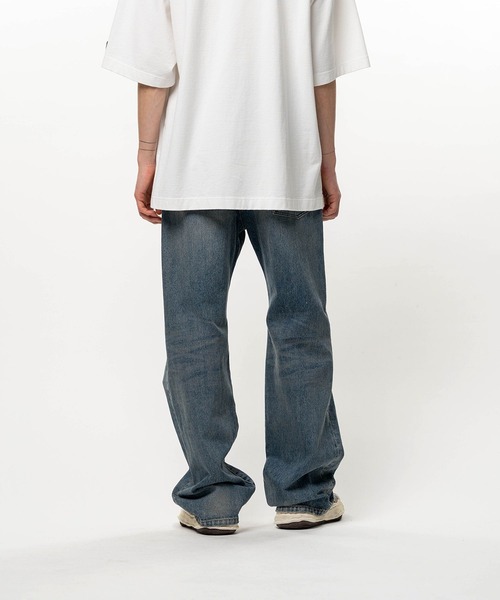 MIHARAYASUHIRO(ミハラヤスヒロ)の「【Maison MIHARAYASUHIRO / メゾンミハラヤスヒロ】 FLARE TAPERED JEANS(デニムパンツ・メンズ・インディゴブルー/ブラック・46/44)」の6枚目の写真