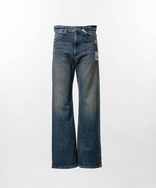 MIHARAYASUHIRO(ミハラヤスヒロ)の「【Maison MIHARAYASUHIRO / メゾンミハラヤスヒロ】 FLARE TAPERED JEANS(デニムパンツ・メンズ・インディゴブルー/ブラック・46/44)」の14枚目の写真