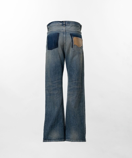 MIHARAYASUHIRO(ミハラヤスヒロ)の「【Maison MIHARAYASUHIRO / メゾンミハラヤスヒロ】 FLARE TAPERED JEANS(デニムパンツ・メンズ・インディゴブルー/ブラック・46/44)」の15枚目の写真