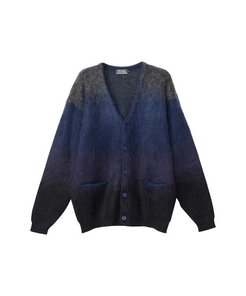 HYSTERIC GLAMOUR(ヒステリックグラマー)の「グラデーション カーディガン(カーディガン/ボレロ・メンズ・ネイビー/レッド・LARGE/MEDIUM/X-LARGE)」の2枚目の写真