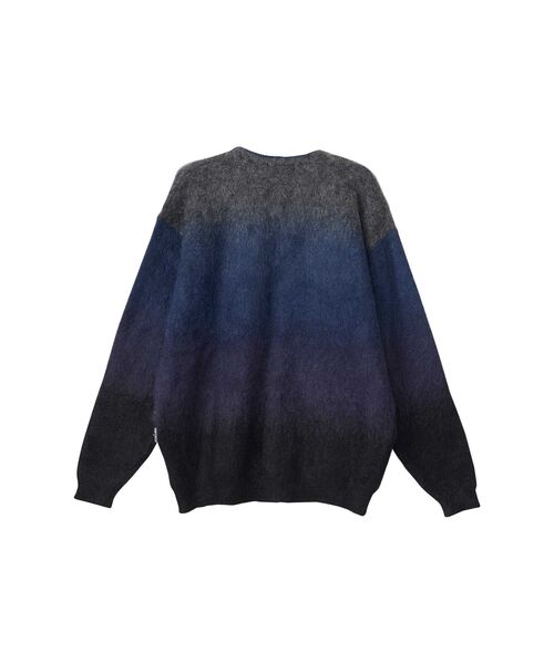HYSTERIC GLAMOUR(ヒステリックグラマー)の「グラデーション カーディガン(カーディガン/ボレロ・メンズ・ネイビー/レッド・LARGE/MEDIUM/X-LARGE)」の4枚目の写真