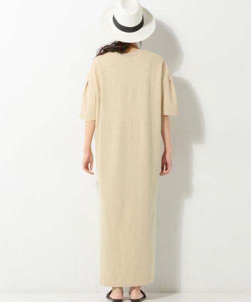 UNITED ARROWS（ユナイテッドアローズ）の「＜OSHIMA REI（おおしま　れい）＞ポケット ワンピース◆（ワンピース・レディース・ナチュラル/オリーブ・FREE）」の3枚目の写真