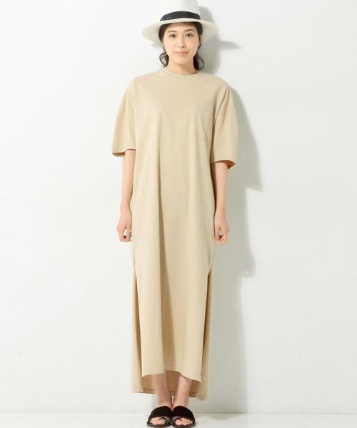 UNITED ARROWS（ユナイテッドアローズ）の「＜OSHIMA REI（おおしま　れい）＞ポケット ワンピース◆（ワンピース・レディース・ナチュラル/オリーブ・FREE）」の4枚目の写真