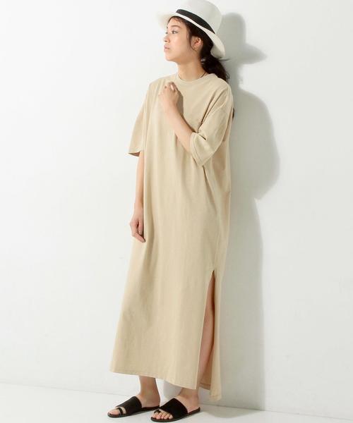 UNITED ARROWS（ユナイテッドアローズ）の「＜OSHIMA REI（おおしま　れい）＞ポケット ワンピース◆（ワンピース・レディース・ナチュラル/オリーブ・FREE）」の6枚目の写真