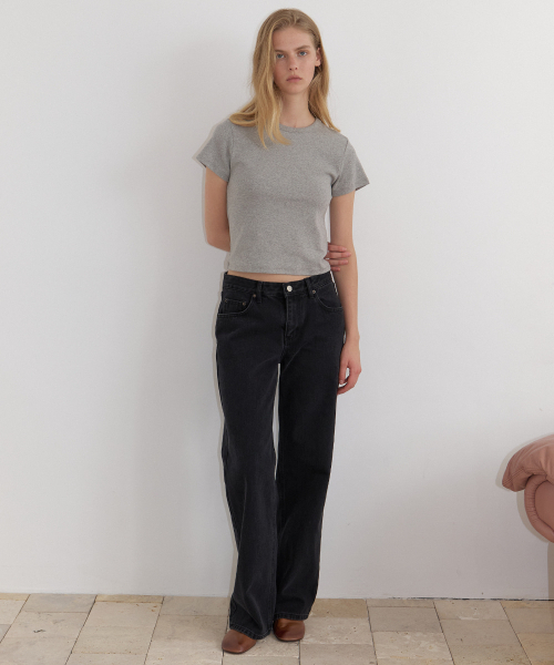 FRIVER07（フリバー07）の「ローライズデニムパンツ [FRFA06DP01]_ブラック（デニムパンツ・レディース・ブラック・MEDIUM/SMALL）」の2枚目の写真