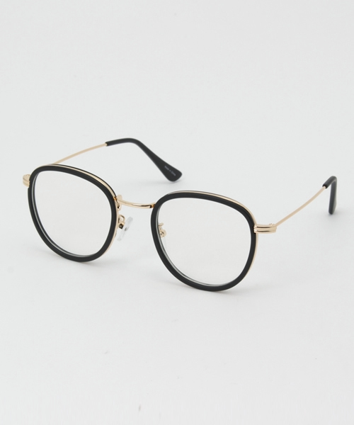 CIAOPANIC TYPY（チャオパニックティピー）の「2トーンラウンドフレームメガネ（サングラス・メンズ・ブラウン/ブラック・FREE）」の2枚目の写真