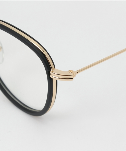 CIAOPANIC TYPY（チャオパニックティピー）の「2トーンラウンドフレームメガネ（サングラス・メンズ・ブラウン/ブラック・FREE）」の3枚目の写真