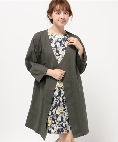 Kastane（カスタネ）の「ミリタリーJK（その他アウター・レディース・ベージュ/カーキ/クリーム/ブルー・FREE）」の4枚目の写真