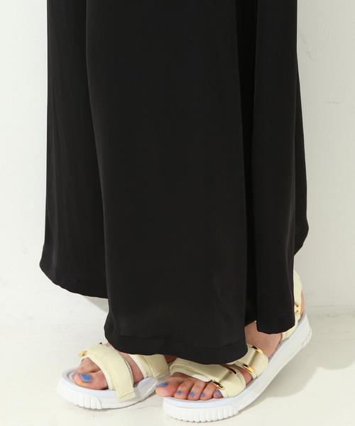 Another Edition（アナザーエディション）の「サテンキャミサロペット/ aeMBC PeサテンCAMI SLPT◆（サロペット/オーバーオール・レディース・ライトピンク/ライトグレー/ブラック/オリーブ・フリー）」の15枚目の写真