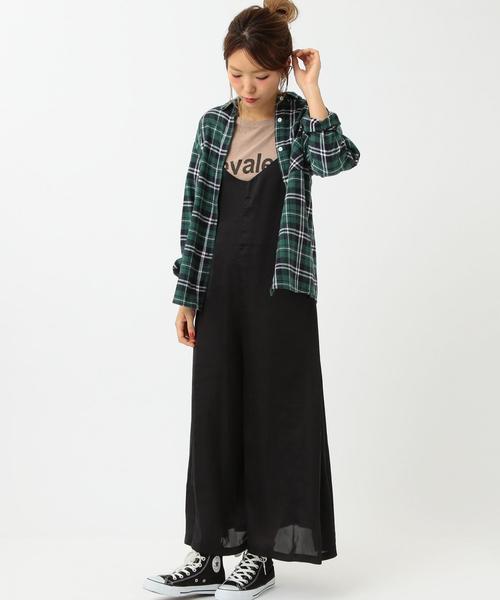 Another Edition（アナザーエディション）の「サテンキャミサロペット/ aeMBC PeサテンCAMI SLPT◆（サロペット/オーバーオール・レディース・ライトピンク/ライトグレー/ブラック/オリーブ・フリー）」の21枚目の写真