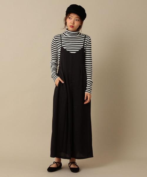 Another Edition（アナザーエディション）の「サテンキャミサロペット/ aeMBC PeサテンCAMI SLPT◆（サロペット/オーバーオール・レディース・ライトピンク/ライトグレー/ブラック/オリーブ・フリー）」の20枚目の写真