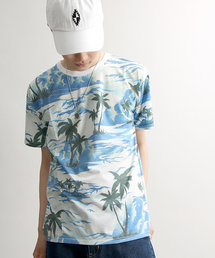 WEGO/シーサイドプリントTシャツ