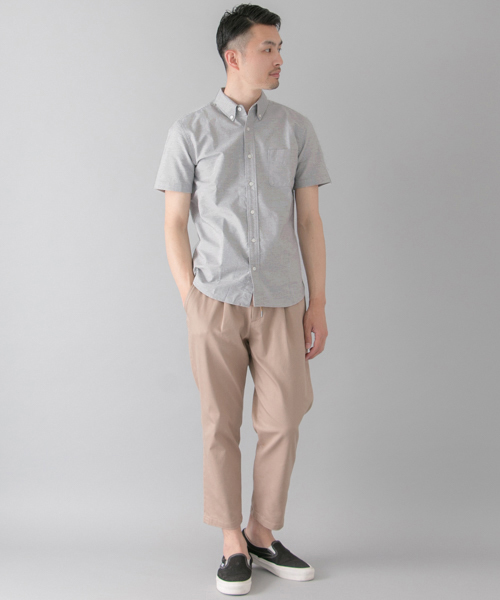 URBAN RESEARCH（アーバンリサーチ）の「UR オックスBD S/Sシャツ（シャツ/ブラウス・メンズ・グレー/ホワイト/ネイビー/チェック・SMALL/LARGE/MEDIUM）」の16枚目の写真