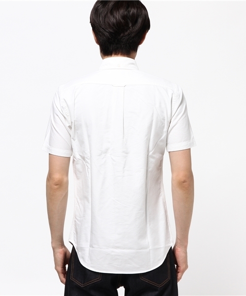 URBAN RESEARCH（アーバンリサーチ）の「UR オックスBD S/Sシャツ（シャツ/ブラウス・メンズ・グレー/ホワイト/ネイビー/チェック・SMALL/LARGE/MEDIUM）」の6枚目の写真