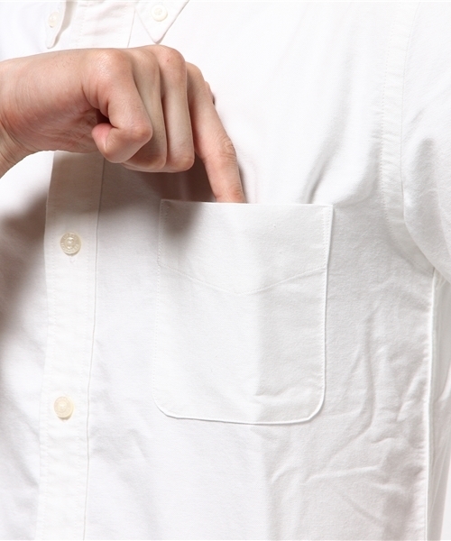 URBAN RESEARCH（アーバンリサーチ）の「UR オックスBD S/Sシャツ（シャツ/ブラウス・メンズ・グレー/ホワイト/ネイビー/チェック・SMALL/LARGE/MEDIUM）」の9枚目の写真