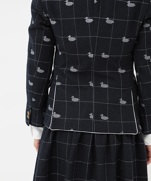 koe×THOM BROWNE（コエトムブラウン）の「[KOE×THOM BROWNE]WOMENS DUCK SPORTCOAT（テーラードジャケット・レディース・ネイビー・SMALL/LARGE/MEDIUM）」の17枚目の写真