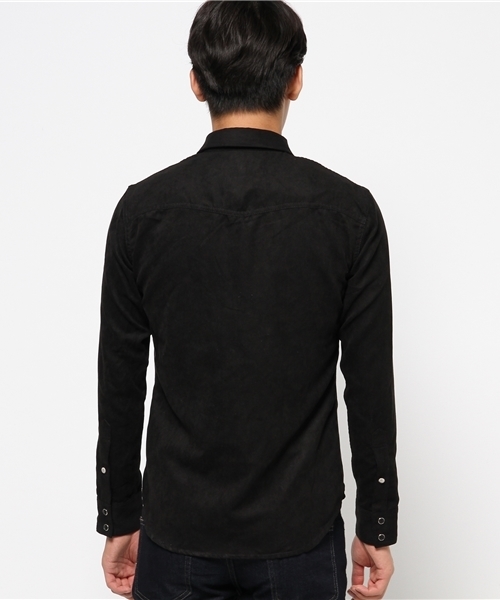 JACKROSE（ジャックローズ）の「フェイクスウェードWTシャツ（シャツ/ブラウス・メンズ・キャメル/ブラック・M/L/XL）」の7枚目の写真