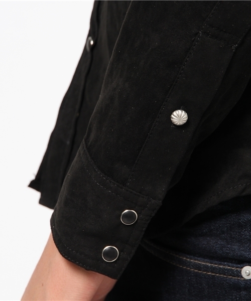 JACKROSE（ジャックローズ）の「フェイクスウェードWTシャツ（シャツ/ブラウス・メンズ・キャメル/ブラック・M/L/XL）」の9枚目の写真