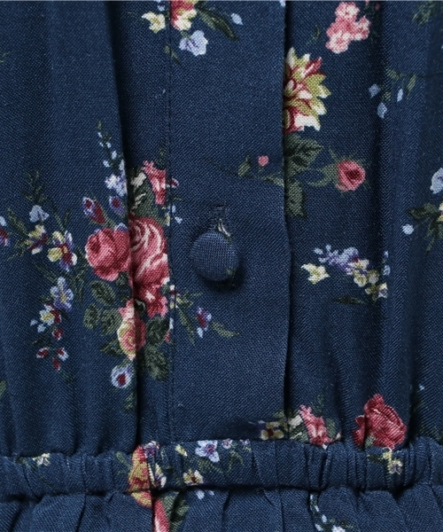 MOUSSY（マウジー）の「BAND COLLAR FLOWER OP（ワンピース・レディース・グレー系その他/ダークネイビー/ホワイト系その他・1/2）」の12枚目の写真