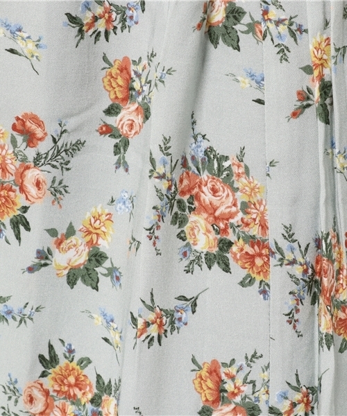 MOUSSY（マウジー）の「BAND COLLAR FLOWER OP（ワンピース・レディース・グレー系その他/ダークネイビー/ホワイト系その他・1/2）」の13枚目の写真