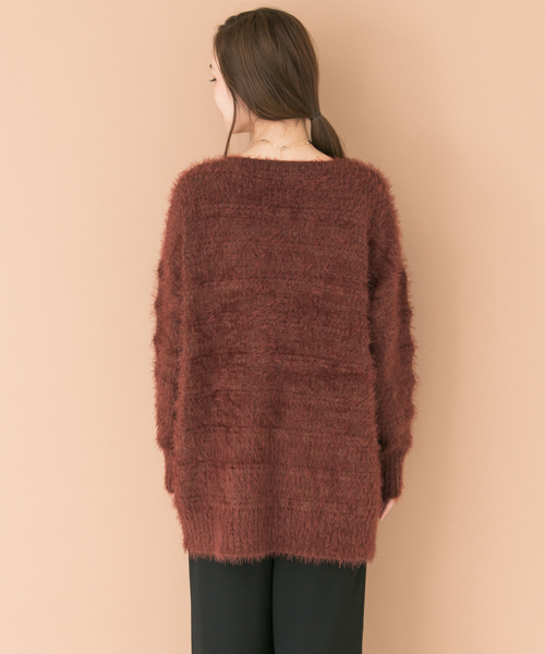 URBAN RESEARCH（アーバンリサーチ）の「UR フェザーヤーンカーディガン（カーディガン/ボレロ・レディース・ブラウン/グレー/ベージュ・FREE）」の18枚目の写真