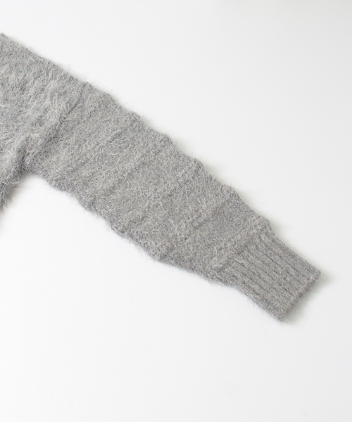 URBAN RESEARCH（アーバンリサーチ）の「UR フェザーヤーンカーディガン（カーディガン/ボレロ・レディース・ブラウン/グレー/ベージュ・FREE）」の20枚目の写真