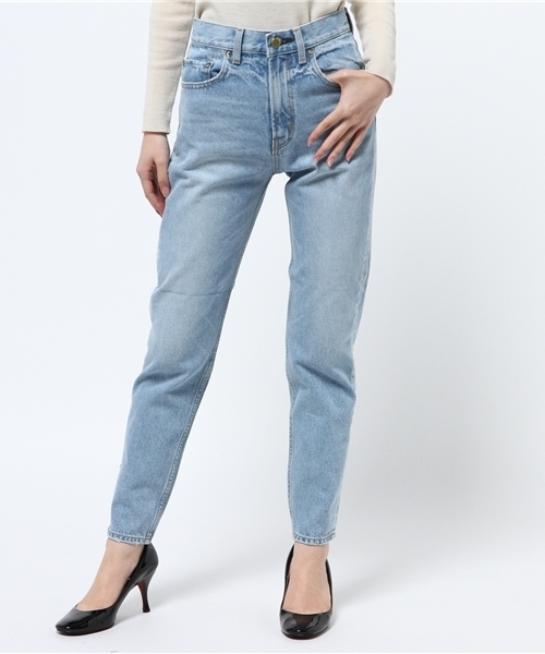 RODEO CROWNS WIDE BOWL（ロデオクラウンズワイドボウル）の「AMERICAN USE テーパード パンツ（その他・レディース・ブルー/ライトブルー・27inch/25inch/28inch/24inch/26inch）」の5枚目の写真