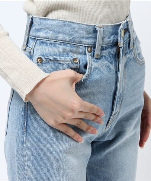 RODEO CROWNS WIDE BOWL（ロデオクラウンズワイドボウル）の「AMERICAN USE テーパード パンツ（その他・レディース・ブルー/ライトブルー・27inch/25inch/28inch/24inch/26inch）」の7枚目の写真