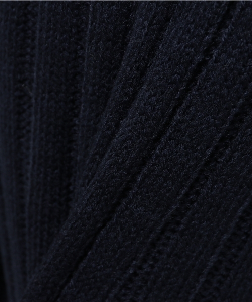 Re:EDIT（リエディ）の「[リエディ]太リブニットワイドパンツ/ボトムス/パンツ/ワイドパンツ・ガウチョパンツ（その他パンツ・レディース・ネイビー/ブラック/カーキ/ワイン/ブラウン/レンガ・MEDIUM）」の13枚目の写真