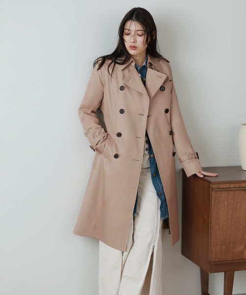 Filomo（フィローモ）の「トレンチコートロング（トレンチコート・レディース・ベージュ/ブラック/カーキ・11号/13号/7号/9号/15号）」の20枚目の写真