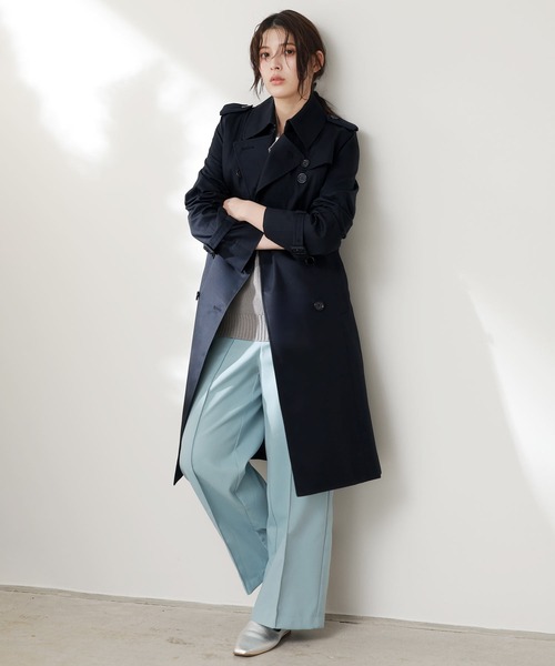 Filomo（フィローモ）の「トレンチコートロング（トレンチコート・レディース・ベージュ/ブラック/カーキ・11号/13号/7号/9号/15号）」の16枚目の写真