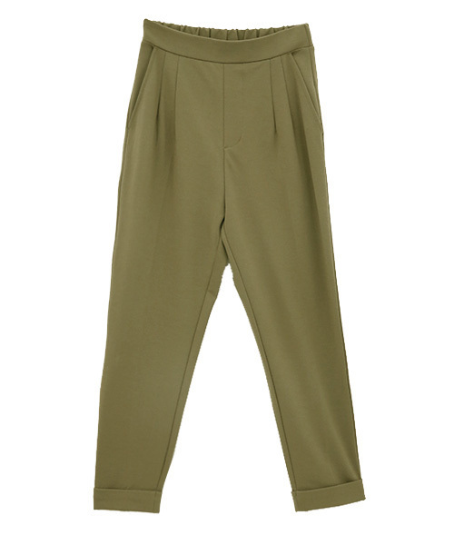 Luz Llena (philter)（ラズレナ　フィルター）の「[ポンチ素材]テーパードパンツ（その他パンツ・レディース・オフホワイト/グレー/ブラック/オリーブ/ネイビー・MEDIUM/LARGE）」の4枚目の写真