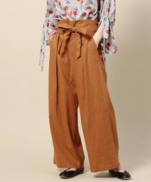 BEAUTY&YOUTH UNITED ARROWS | BY サッシュベルト9分丈ワイドパンツ(その他パンツ)